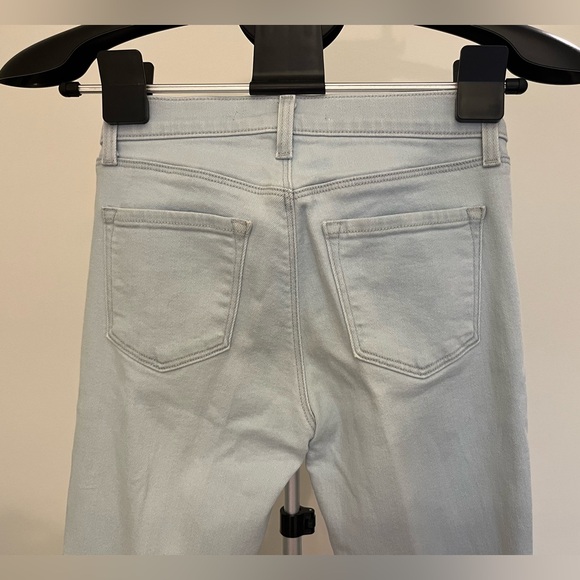 JBrand 835 Mid Rise Crop in Laser Beam Destruct - Picture 5 of 10